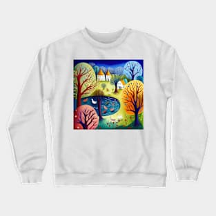 Seasons of Folk Art 05 Crewneck Sweatshirt